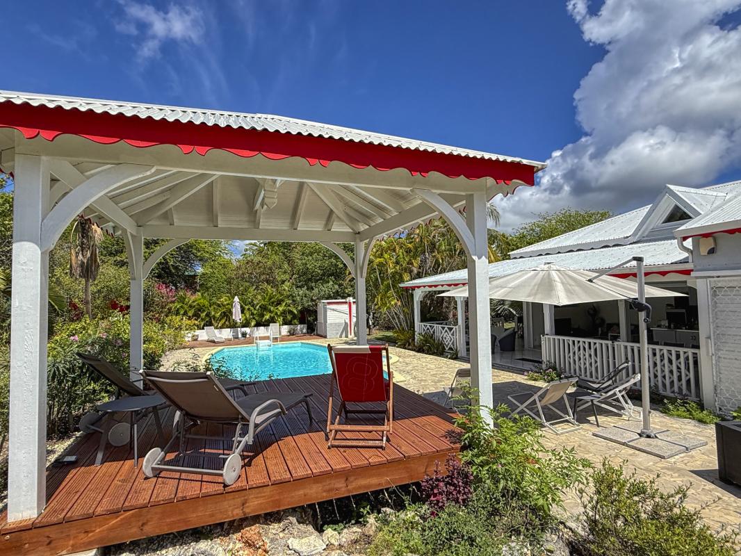 Guadeloupe Saint François- location villa 4 chambres 8 personnes avec piscine