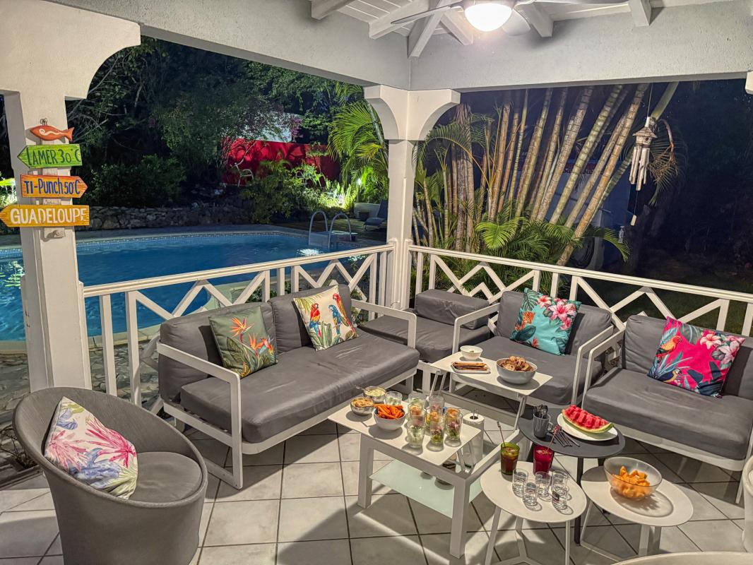 Guadeloupe Saint François- location villa 4 chambres 8 personnes avec piscine
