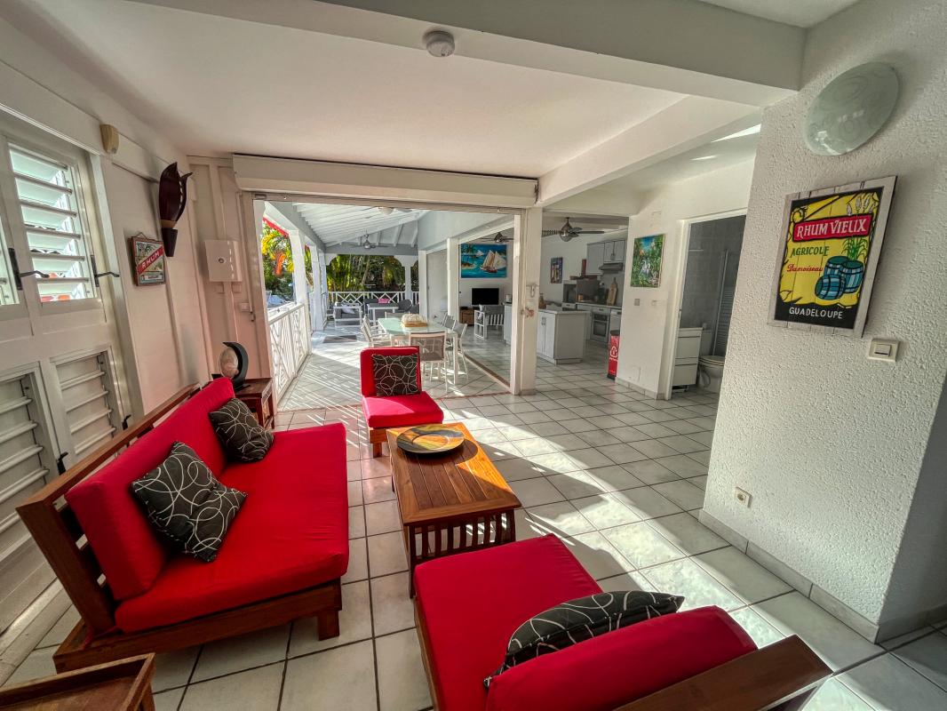 Guadeloupe Saint François- location villa 4 chambres 8 personnes avec piscine