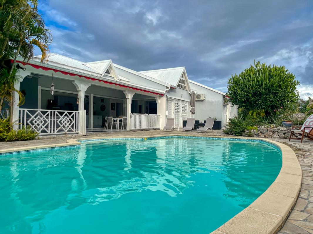 Guadeloupe Saint François- location villa 4 chambres 8 personnes avec piscine