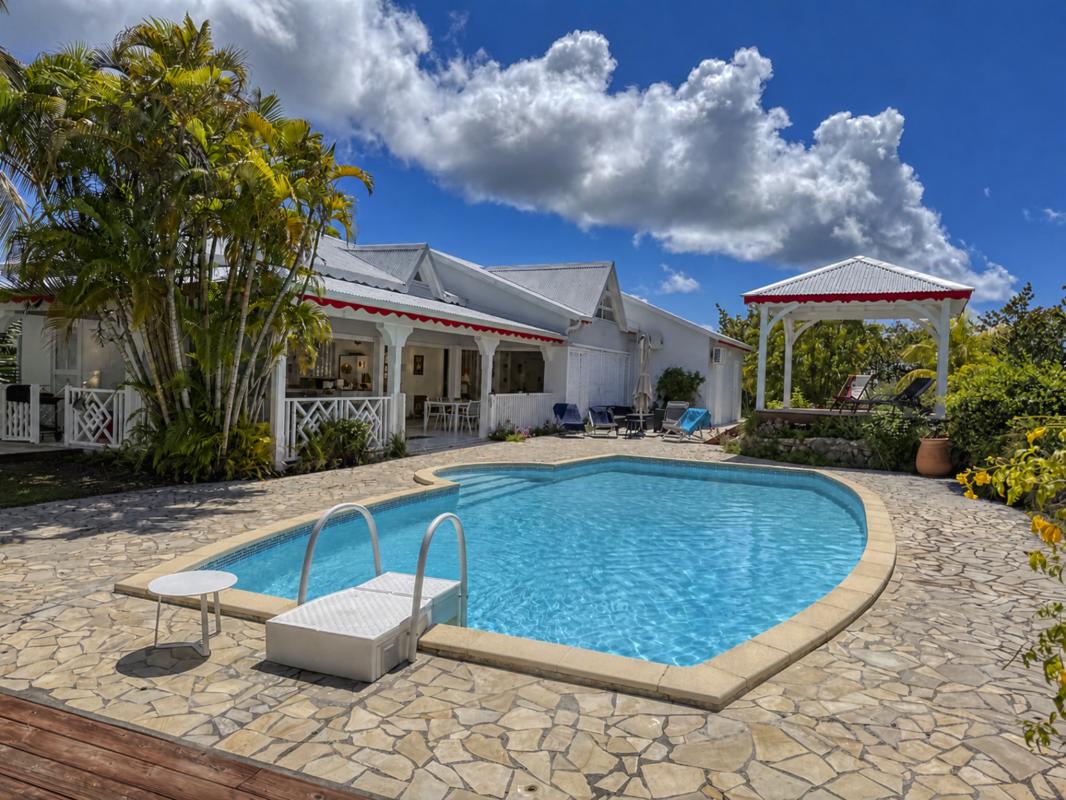 Guadeloupe Saint François- location villa 4 chambres 8 personnes avec piscine