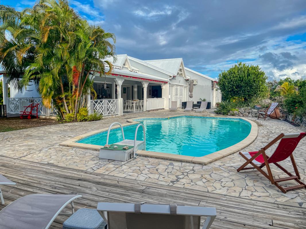 Guadeloupe Saint François- location villa 4 chambres 8 personnes avec piscine