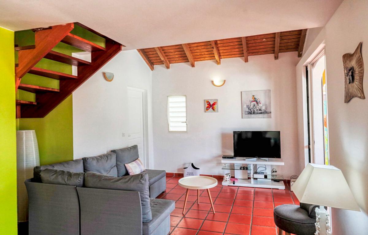 Location villa avec piscine en Guadeloupe - Salon