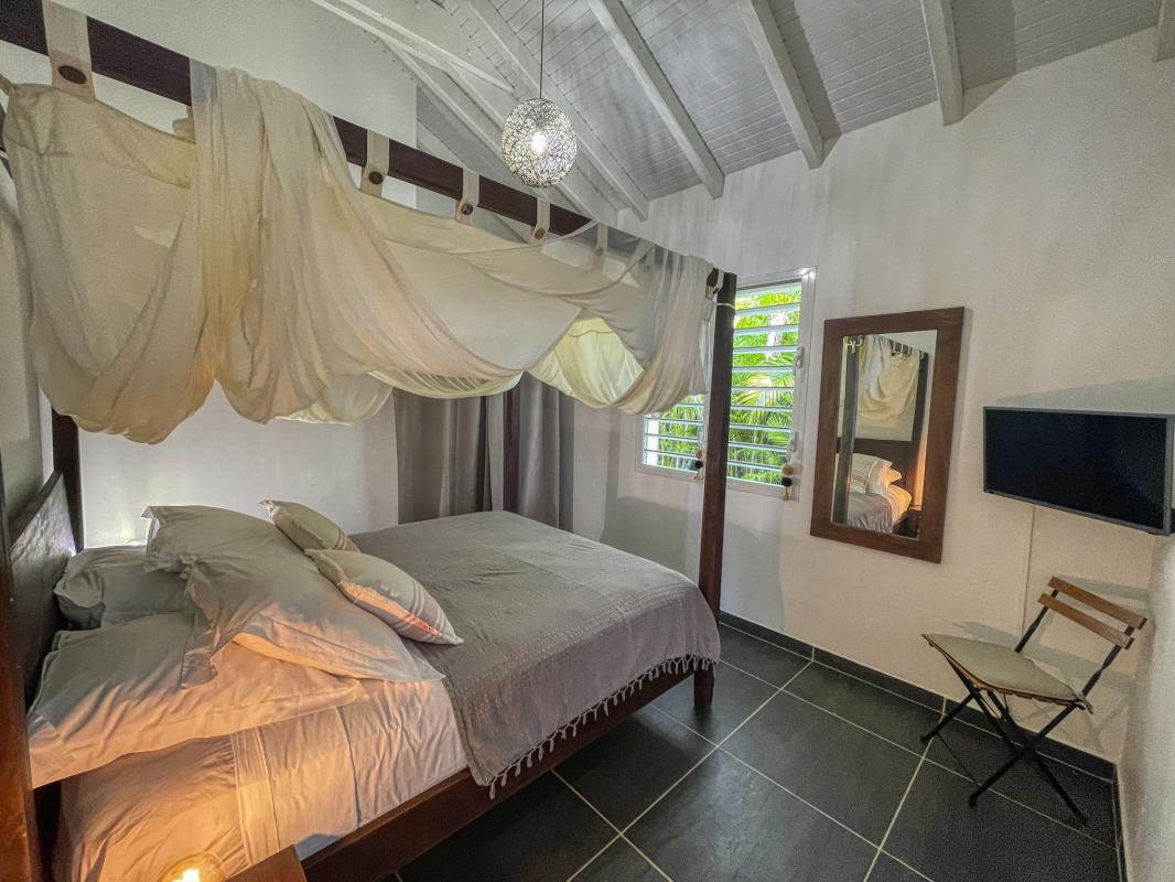 Location Villa 6 personnes avec piscine Saint François Guadeloupe-chambre