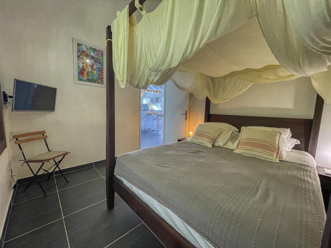 Location Villa 6 personnes avec piscine Saint François Guadeloupe-chambre