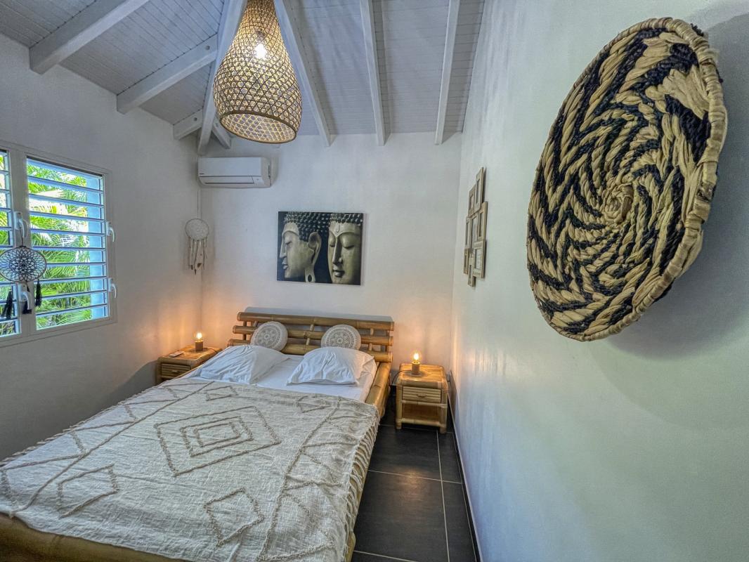 Location Villa 6 personnes avec piscine Saint François Guadeloupe-chambre