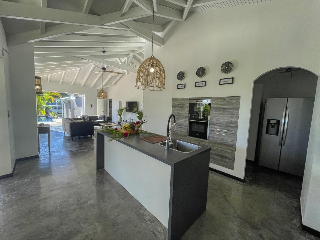 A louer Villa Saint François Guadeloupe Cuisine