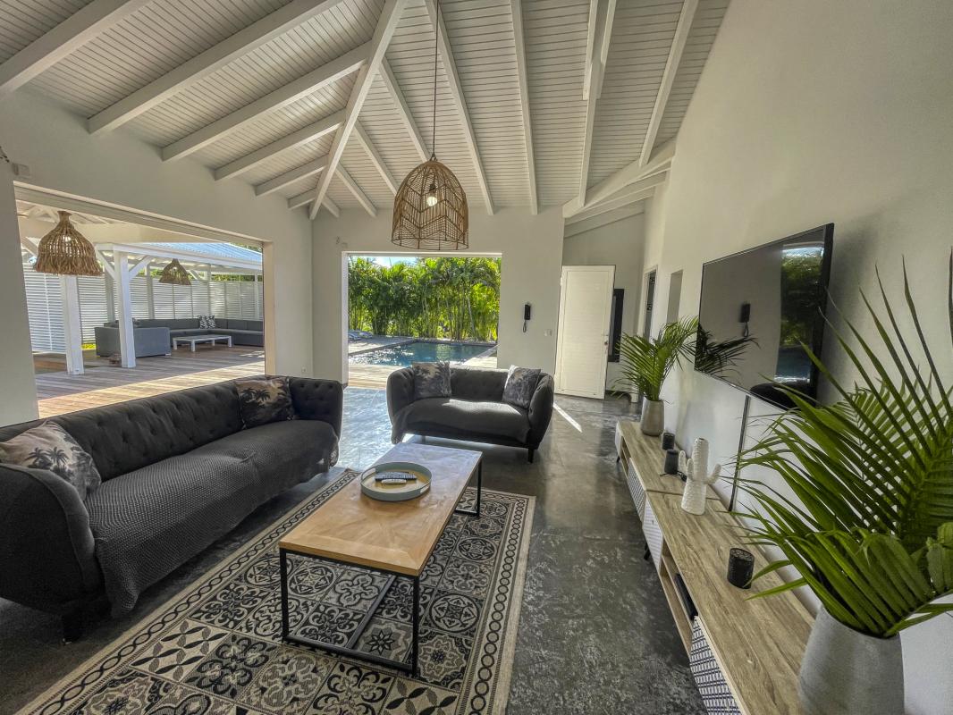 A louer Villa Saint François Guadeloupe Salon