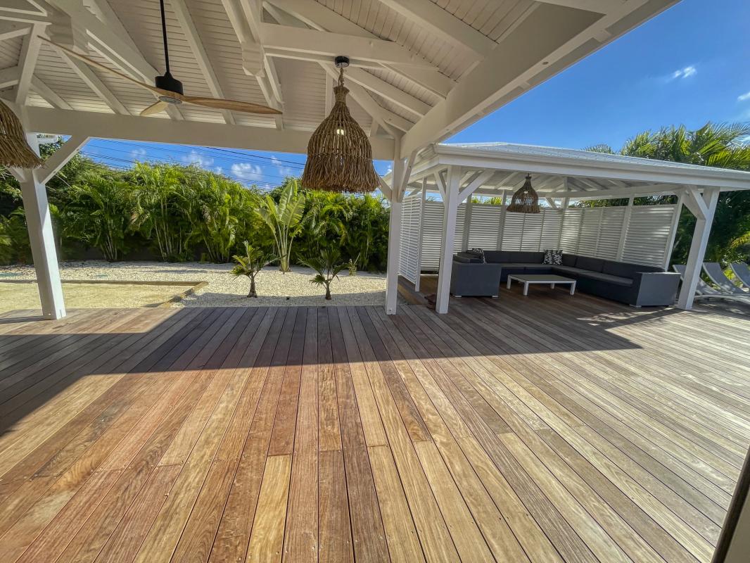 A louer Villa Saint François Guadeloupe Terrasse