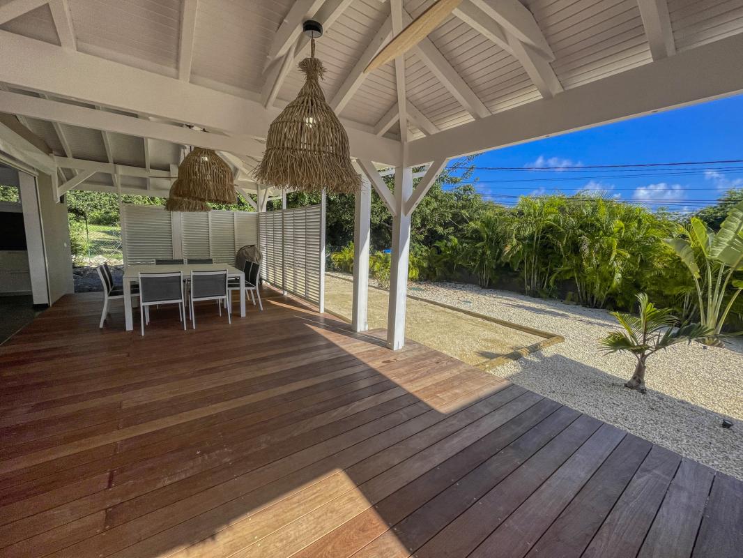 A louer Villa Saint François Guadeloupe Terrasse