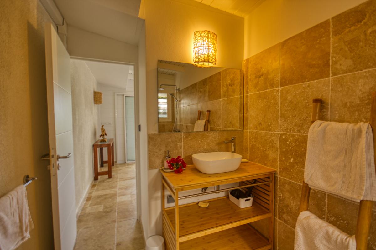 villa swimming pool and ocean view - kitchen