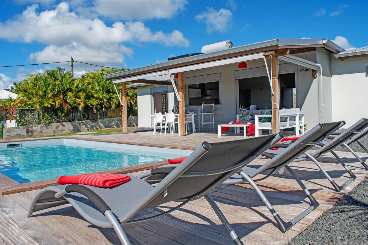 Villa 2 chambres avec piscine à louer à St François Guadeloupe