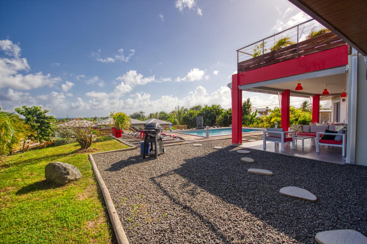 Guadeloupe St François villa à louer pour 8 personnes avec piscine et vue mer