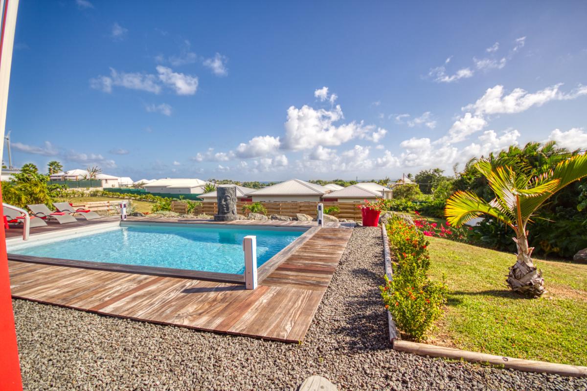 Guadeloupe St François villa à louer pour 8 personnes avec piscine et vue mer