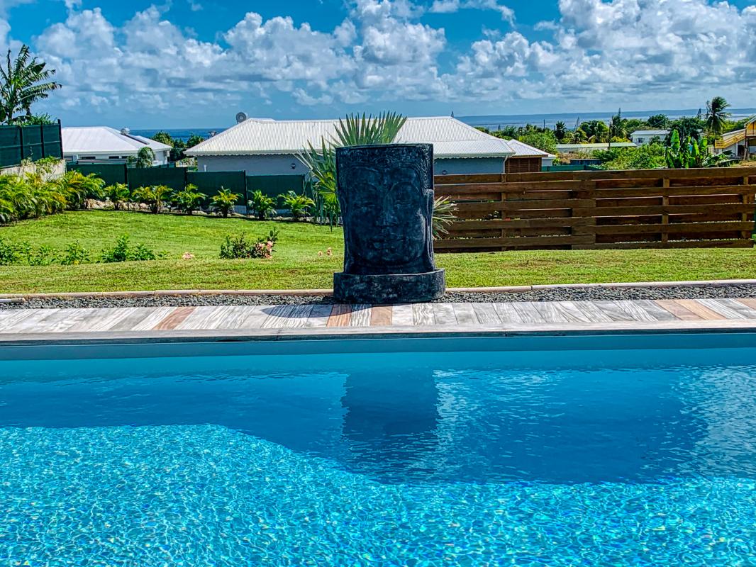 Guadeloupe St François villa à louer pour 8 personnes avec piscine et vue mer