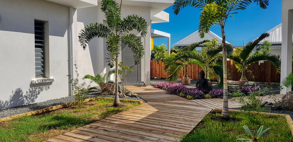 Villa 3 chambres pour 6 personnes avec piscine à louer à saint françois guadeloupe