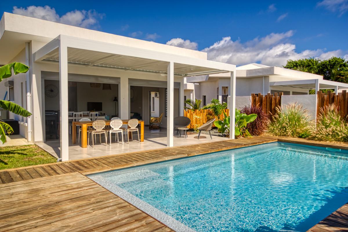 Villa 3 chambres 6 personnes avec piscine à louer à Saint François Guadeloupe