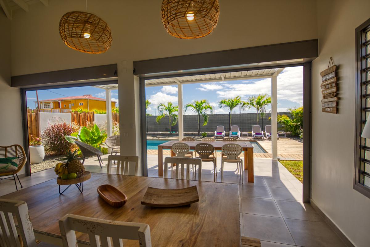 Villa 3 chambres 6 personnes avec piscine à louer à Saint François Guadeloupe