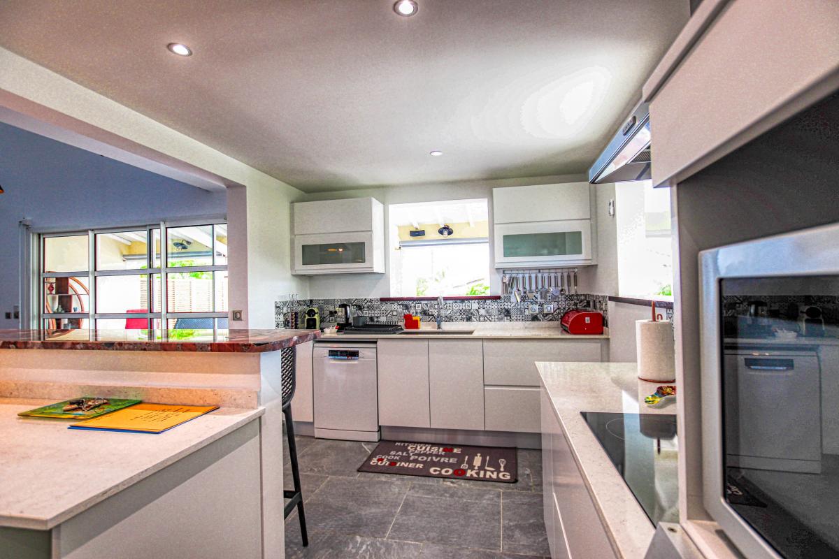 Location Villa Guadeloupe Saint François - Villa 4 chambres 8 personnes - Piscine - Vue Mer - Les pieds dans l'eau
