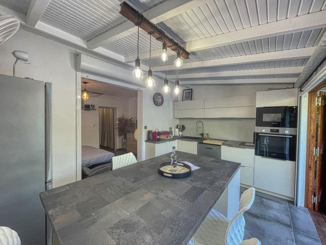 Location villa 4 personnes Saint François Guadeloupe-cuisine