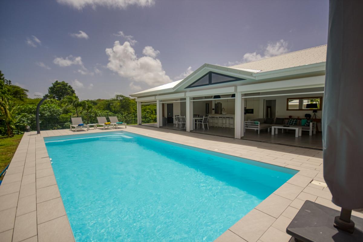 Villa 4 chambres pour 8 personnes avec piscine à louer à saint françois en guadeloupe