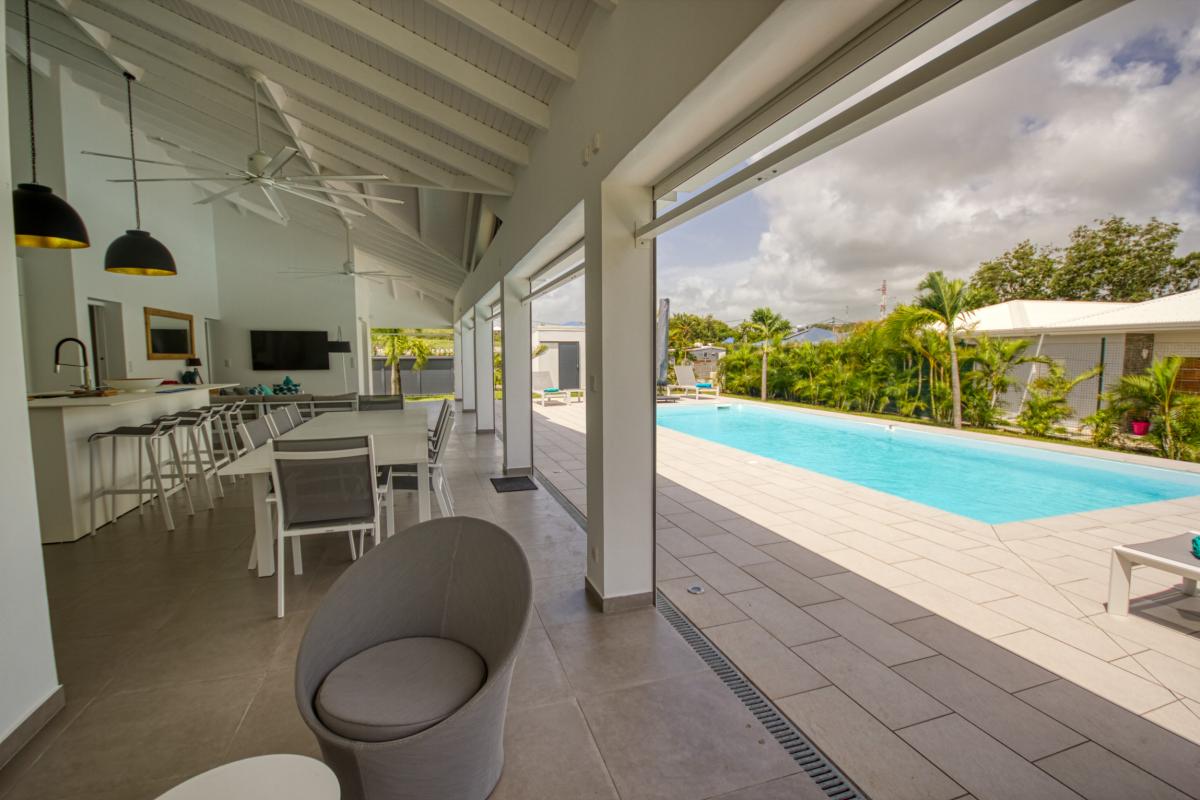 Villa 4 chambres pour 8 personnes avec piscine à louer à saint françois en guadeloupe