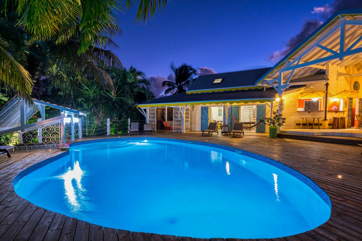 Location villa 7 chambres pour 16 personnes avec piscine Saint François Guadeloupe
