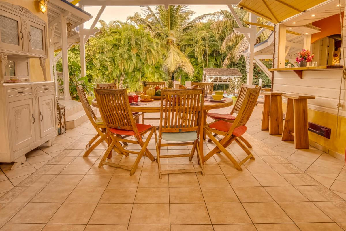 Location villa 7 chambres pour 16 personnes avec piscine Saint François Guadeloupe