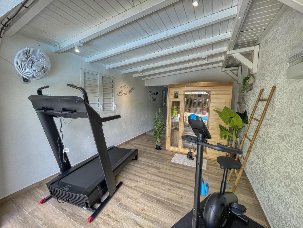 Location Villa Saint François Guadeloupe__salle sport détente