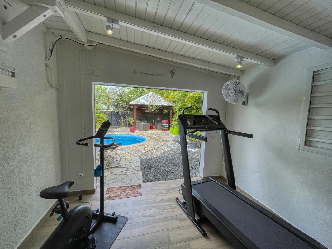 Location Villa Saint François Guadeloupe__salle sport détente