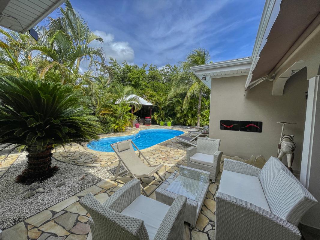 Location Villa Saint François Guadeloupe__vue ensemble