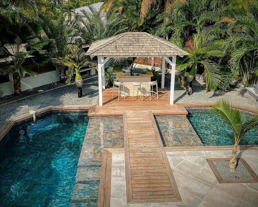 Location villa 4 chambres pour 8 personnes avec piscine à Saint François en Guadeloupe - villa Manzana 