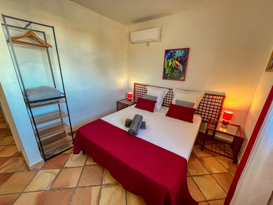 Location villa 3 chambres 6 personnes avec piscine à Saint François en Guadeloupe - chambre 2