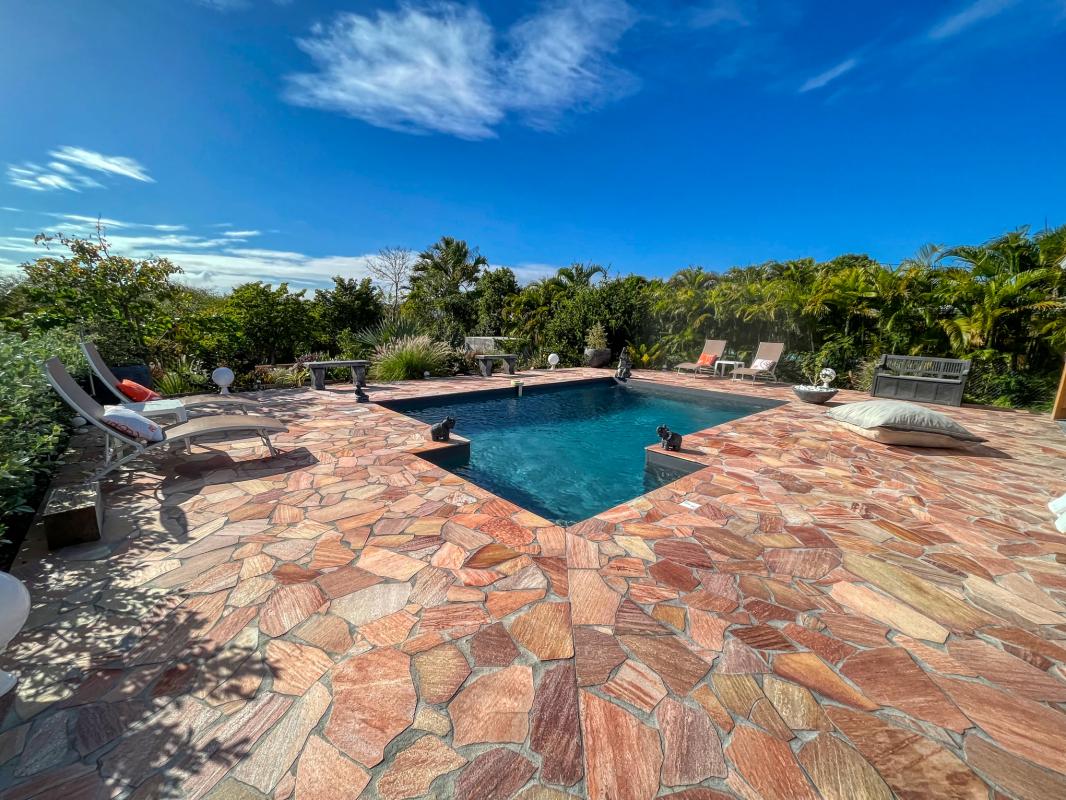 Location villa 3 chambres 6 personnes avec piscine à Saint François en Guadeloupe - piscine