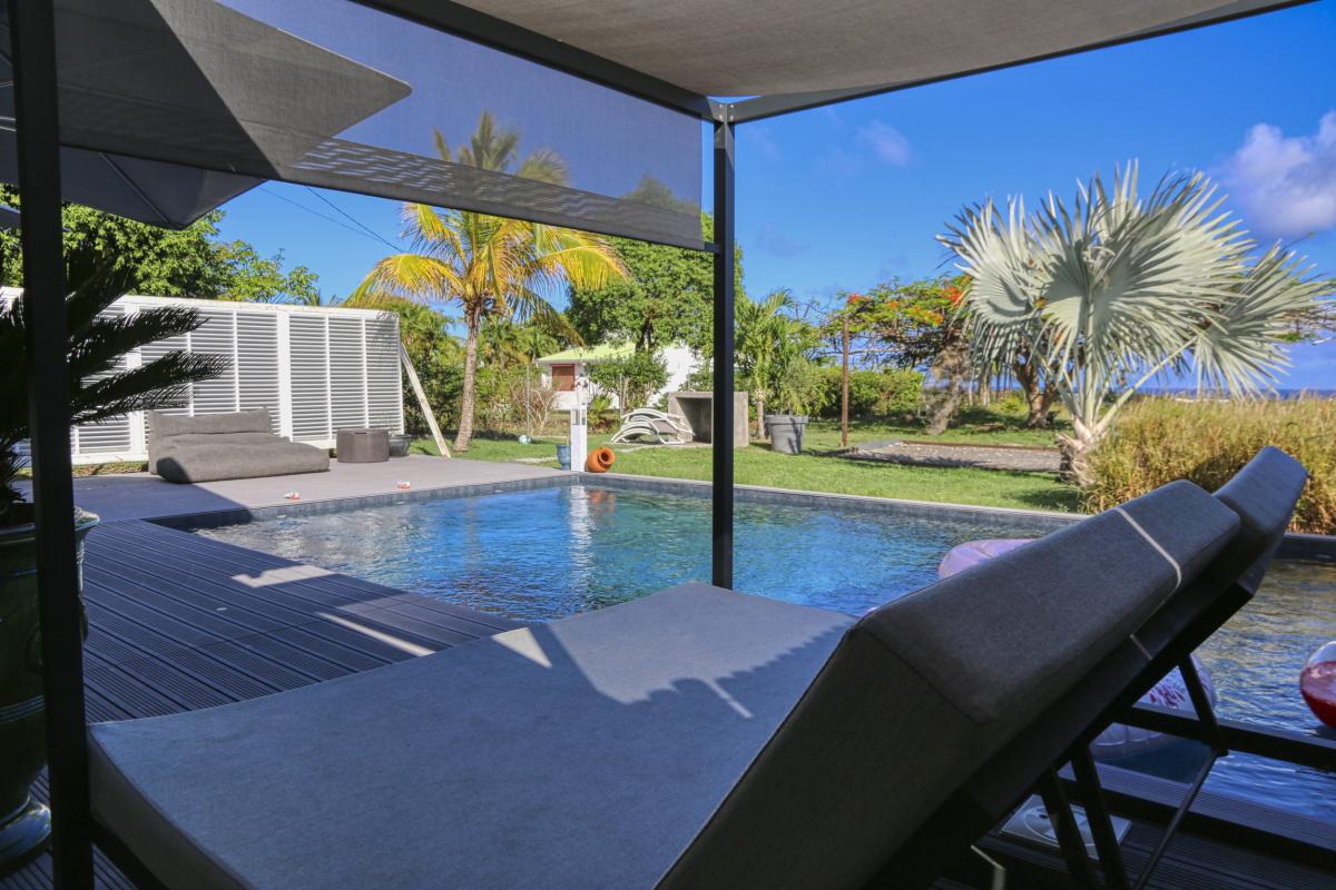 Location villa Guadeloupe Saint François - Villa 4 chambres 10 personnes - Vue Mer - Piscine - Boulodrome