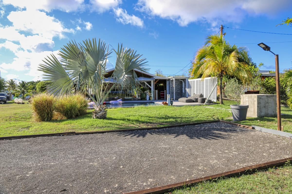 Location villa Guadeloupe Saint François - Villa 4 chambres 10 personnes - Vue Mer - Piscine - Boulodrome