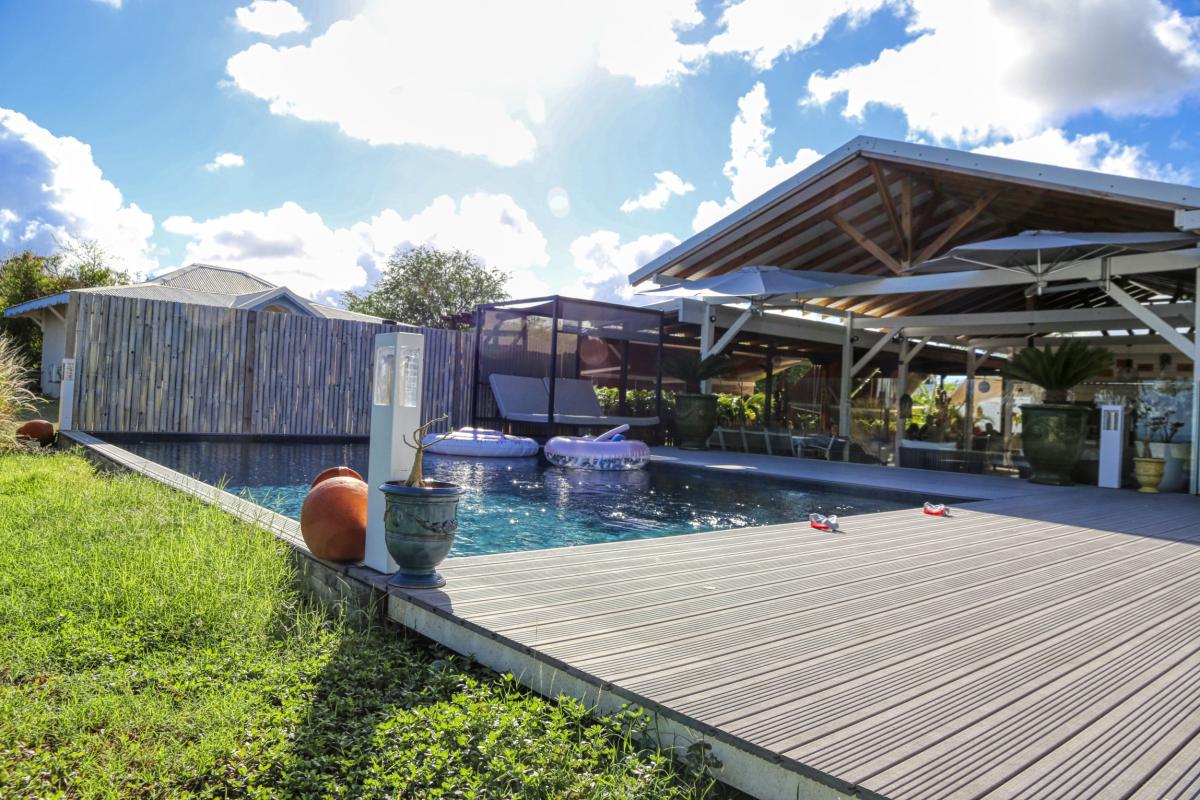 Location villa Guadeloupe Saint François - Villa 4 chambres 10 personnes - Vue Mer - Piscine - Boulodrome