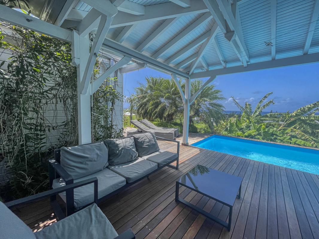 Location villa Guadeloupe Saint François - Villa 2 chambres 4 personnes - tout confort piscine vue mer