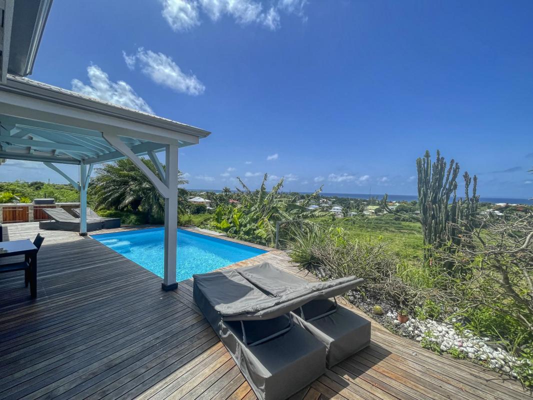 Location villa Guadeloupe Saint François - Villa 2 chambres 4 personnes - tout confort piscine vue mer