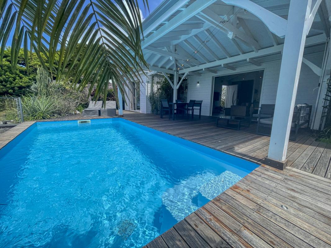 Location villa Guadeloupe Saint François - Villa 2 chambres 4 personnes - tout confort piscine vue mer