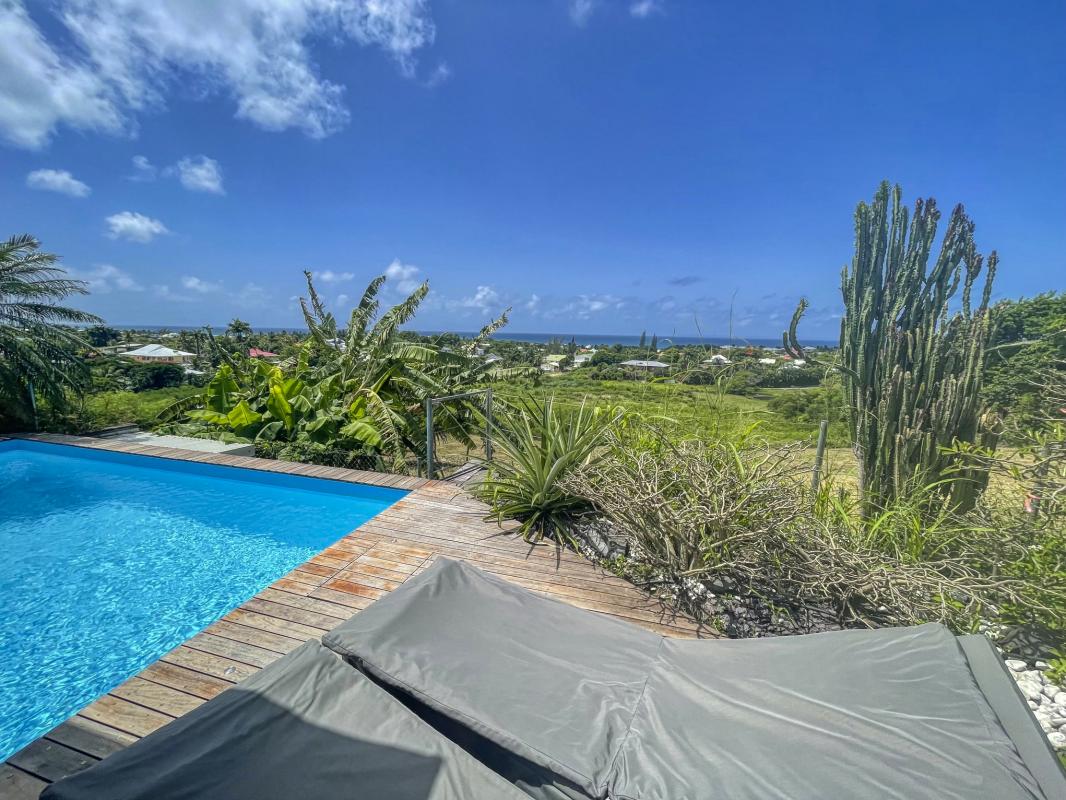 Location villa Guadeloupe Saint François - Villa 2 chambres 4 personnes - tout confort piscine vue mer