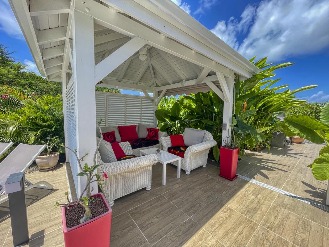 Location villa Guadeloupe Saint François - 3 suites avec salle de douche pour 6 personnes - piscine