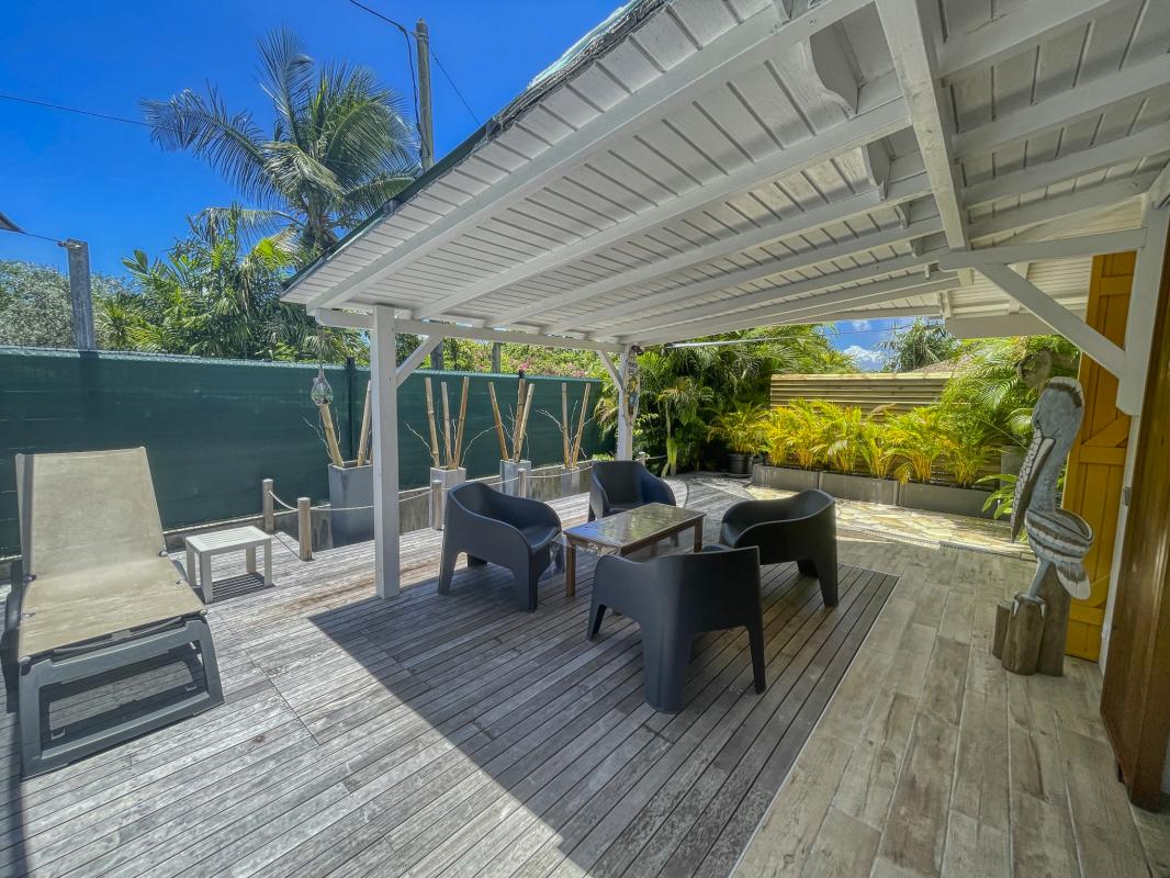 Location villa Guadeloupe Saint François - Terrasse