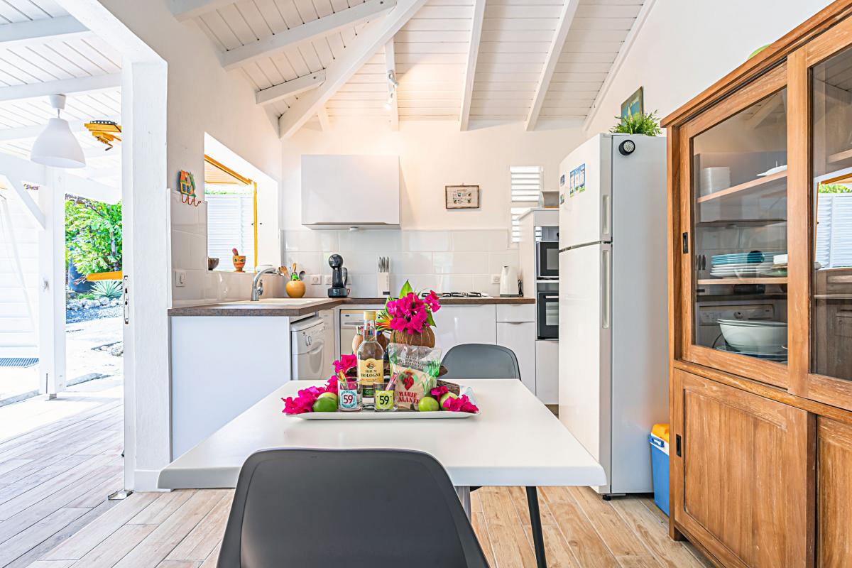 Location villa Guadeloupe Saint François - villa 1 chambre 2 personnes avec piscine 