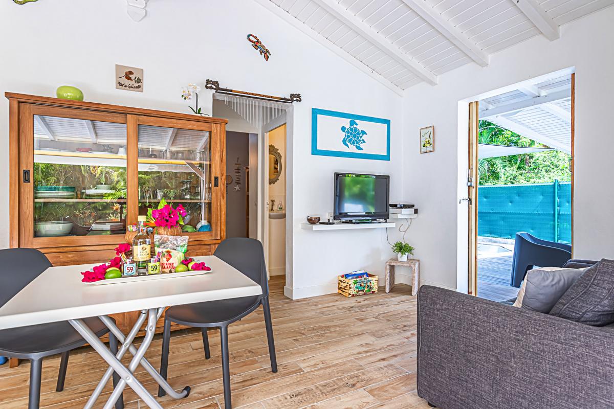 Location villa Guadeloupe Saint François - villa 1 chambre 2 personnes avec piscine 