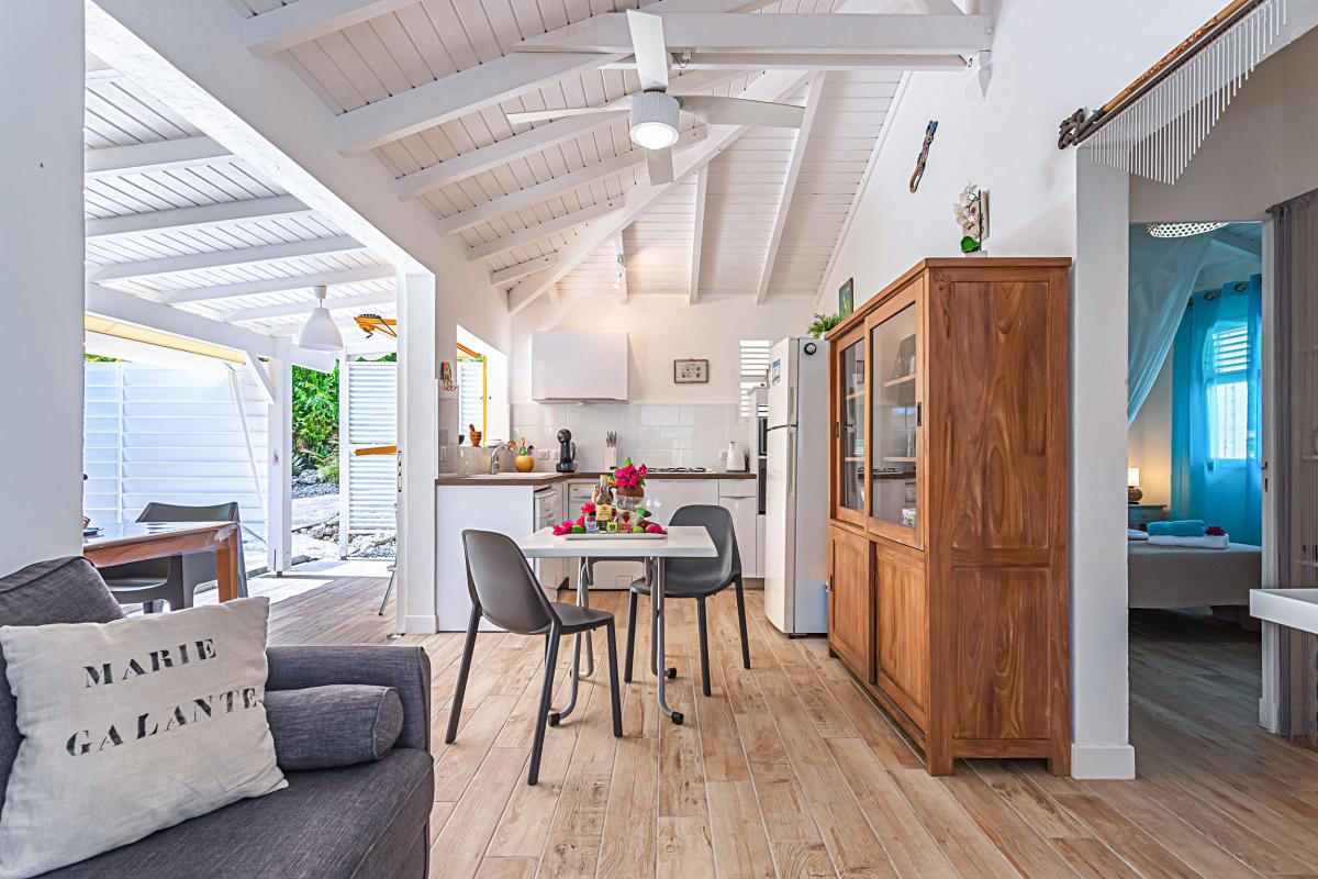 Location villa Guadeloupe Saint François - villa 1 chambre 2 personnes avec piscine 