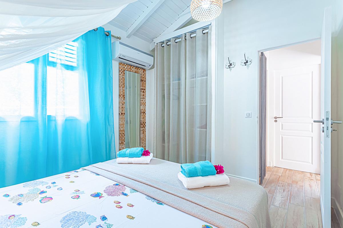 Location villa Guadeloupe Saint François - villa 1 chambre 2 personnes avec piscine 
