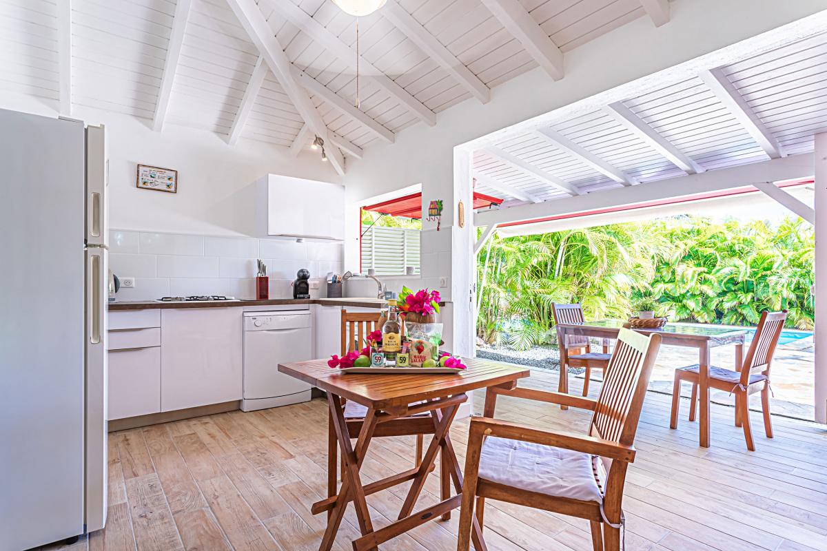 Location villa Guadeloupe Saint François - villa 1 chambre 2 adultes et 1 enfant avec piscine 