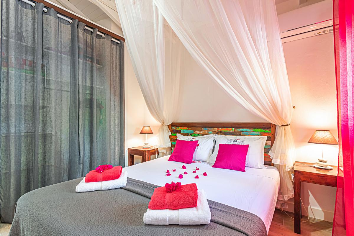 Location villa Guadeloupe Saint François - villa 1 chambre 2 adultes et 1 enfant avec piscine 