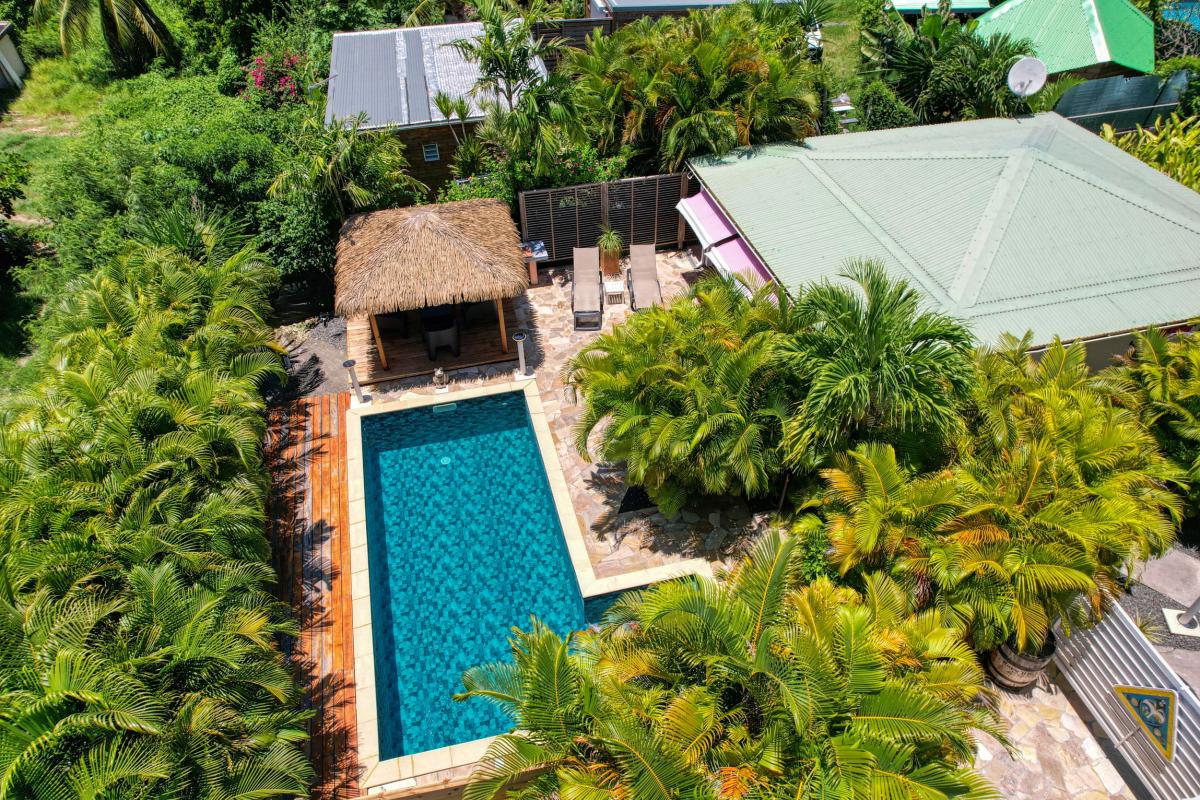 Location villa Guadeloupe Saint François - vue du ciel